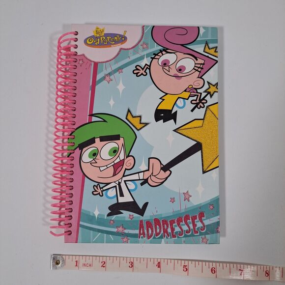 Vintage Year The Fairly Odd Parents Spiral Address Phone Number Book Y2K - Picture 1 of 5